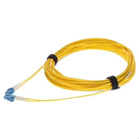 Add-On 13M LC MALE TO LC MALE OS2 STRAIGHT YELLOW DUPLEX FIBER OFNR RISER-RA ADD-LC-LC-13M9SMF